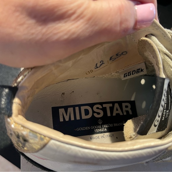 Golden Goose Mid Star Pink White 38 Trainers - Picture 12 of 16